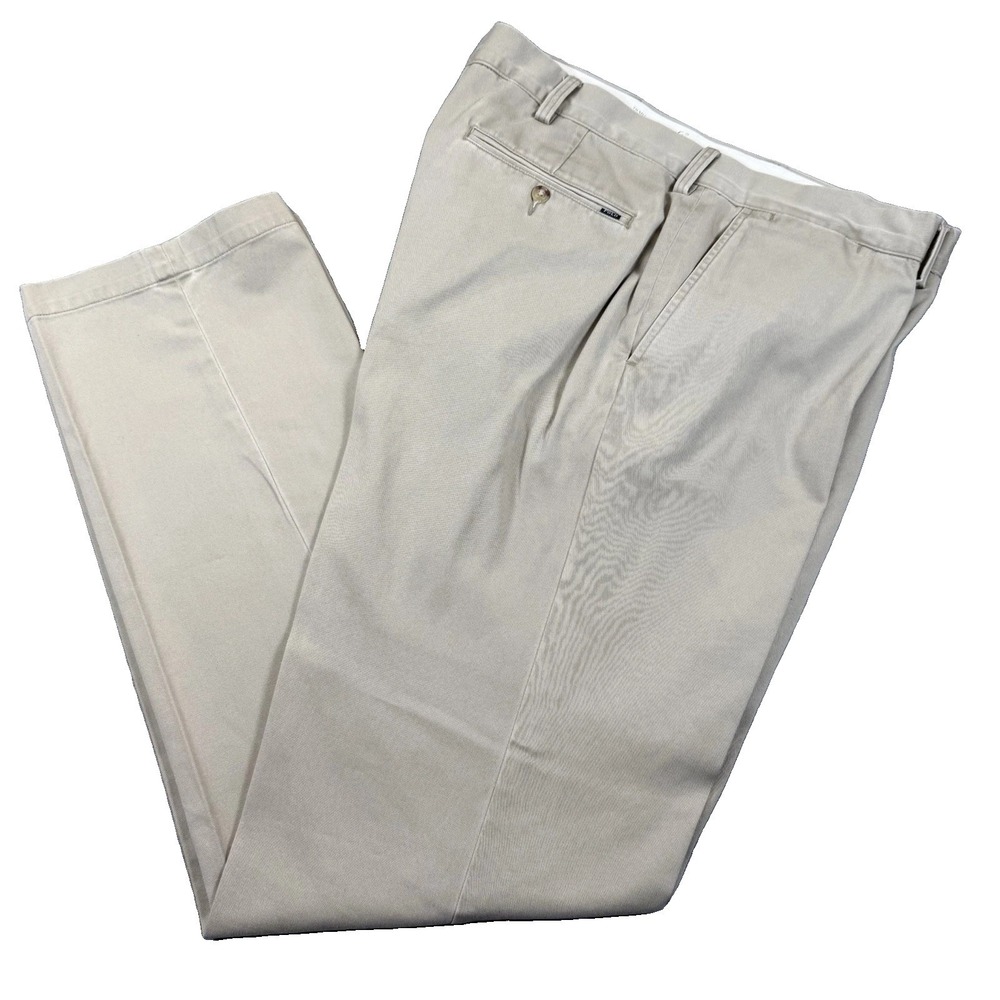 Polo Ralph Lauren Classic Fit Khaki Pants Mens 38x34 Straight Leg Cotton Chino